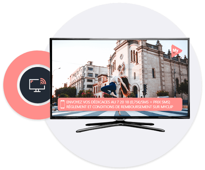 Example of television dedication notification